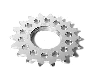 Pignone fisso a 16 denti, colore argento