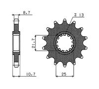 SGR PIGNONE S+2 AC P532-D16 YAMAHA YZF R6 S 06/06