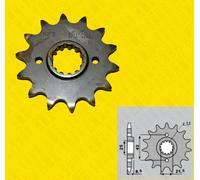 PIGNONE IN ACCIAIO DENTI 15 KAWASAKI KLX - KLR #520 PBR 523