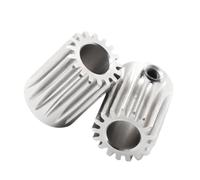 Pignone in acciaio inossidabile da 1-5 pezzi, 5 mm 0, M 17T for estrusore e hotend stampante(5pcs)