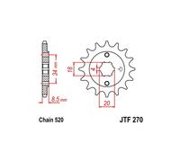 PIGNONE IN ACCIAIO P 520 Z 14 BAROSSA PUMA INVERSE 250 2006 2007