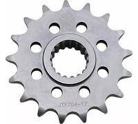 JT Sprockets Pignone JTF704.17 per catena 525 Acciaio 17 denti Argento
