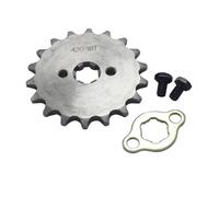 Pignone motore anteriore 420 10T 11T 12T 13T 14T 15T 16T 17T 18T 19T 17mm for motocicletta Pit Dirt Bike ATV Go kart da 50-125cc(420 17mm 18T)