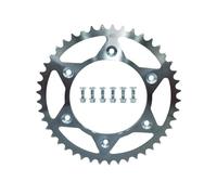 Pignone Motore Anteriore Adatto per HONDA Beta Corona posteriore Catena 520 Disco ruota in acciaio Piastra CR125R CRF150F XR250 CRM250 XR400 CRF450X XR650R Pignone Denti Trasmissione Catena(45T)