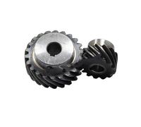 Pignone motore hardware trasmissione meccanica Ingranaggio elicoidale da 45 gradi 1-1.5-2 moduli 13-50 denti Trasmissione for mancini da 90 gradi Ingranaggio elicoidale sfalsato con coppia(2M 15Tooth