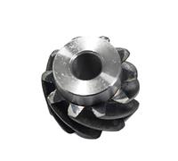 Pignone motore hardware trasmissione meccanica Ingranaggio elicoidale sinistro da 45 gradi 2M 12 denti Ingranaggio sfalsato Parti di trasmissione for macchinari Alesaggio 10 mm 12 mm 14 mm 15 mm(10mm