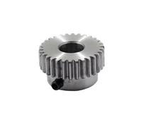 Pignone motore hardware trasmissione meccanica Pignone cremagliera dentata 12/14/15/16/18/20/25 denti Mod 1M foro 8 mm denti dritti ingranaggio positivo 45#acciaio(20 Teeth)