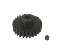 Pignone motore in acciaio metallico M1 5 mm 11T 12T 13T 14T 15T 17T 18T 20T 21T 24T 25T 26T 27T 28T 1 pezzo(28T)