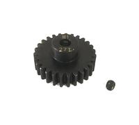 Pignone motore in acciaio metallico M1 5 mm 11T 12T 13T 14T 15T 17T 18T 20T 21T 24T 25T 26T 27T 28T 1 pezzo(27T)