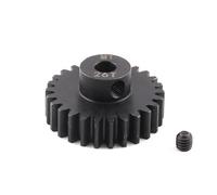 Pignone motore in acciaio metallico M1 5 mm 11T 12T 13T 14T 15T 17T 18T 20T 21T 24T 25T 26T 27T 28T 1 pezzo(26T)