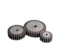Pignone motore in acciaio per impieghi gravosi 1 Mod 2.5 Spur Gear 26/27/28/19/30/31/32/338/34/35/36/37/38/39/40 Dente In Acciaio Al Carbonio .5M Metallo Trasmissione(39 Teeth)
