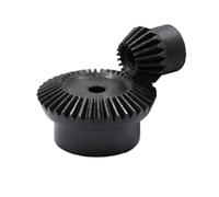 Pignone motore in acciaio per impieghi gravosi 1 Rapporto di velocità 1:2 a rapporto 1:8 Ingranaggio conico trasmissione a 90 gradi Modalità 0,8 2,5 3(1.75M15T-90T)