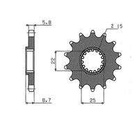 PIGNONE P 520 Z 14 HUSQVARNA FS 4T 450 2015 2019