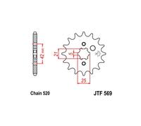 PIGNONE P 520 Z 16 YAMAHA DT MX 250 1980