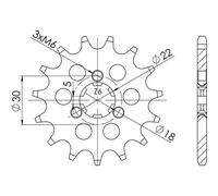 Pignone Supersprox Kawasaki 520 X 12 Per Moto Ricambi Accessori Parti
