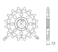 PIGNONE P520 - Z13 (DIS.24312) KAWASAKI 450 KLX R 08/24