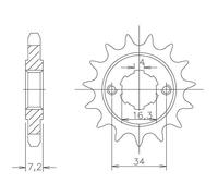 PIGNONE P520 - Z14 (DIS.00521)