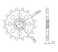 Pignone Supersprox Suzuki 520 X 15 Moto Motor Ricambi Ciclomotore Accessori