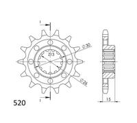 PIGNONE P520 - Z15 (DIS.61801)