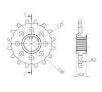 PIGNONE P520 - Z16 (DIS.61601)