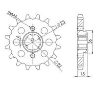 PIGNONE P525 - Z14 (DIS.20512)