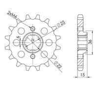 PIGNONE P525 - Z15 (DIS.20512)