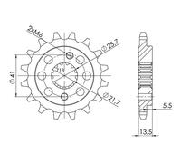 SGR PIGNONE S AC P525-D16 HONDA VT C SHADOW 600 88-00