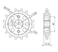PIGNONE P525 - Z17 (DIS.20513)