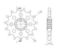 PIGNONE P630 - Z15 (DIS.20601) HONDA 750 CB K Four Limited 79/79