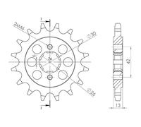 PIGNONE P630 - Z16 (DIS.21800) YAMAHA 1000 XV TR1 81/85
