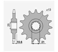 Pignone PBR 2331 Z 15 denti 18NC BENELLI TRK 502X 2018- o.r. 23311518NC