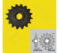 PIGNONE PBR ACCIAIO DENTI 16 ZXR 6R NINJA P.520 585