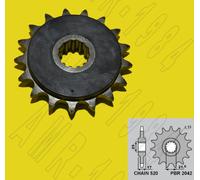 PIGNONE PBR ACCIAIO GOMMATO Z 17 HONDA CB X 500 - CT X 700 P. 520 2042