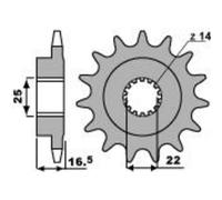 Pignone PBR Acciaio Standard 2114-525 per Moto Ricambi Accessori