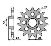 Pignone Pbr Acciaio Standard 2148-525 Per Moto Ricambi Accessori Parti