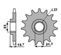 Pignone Pbr Acciaio Standard 441-520 Per Moto Ricambi Accessori Parti