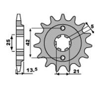Pignone Pbr Acciaio Standard 494-530 Per Moto Ricambi Accessori Parti