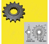 PIGNONE PBR ACCIAIO Z 16 PER YAMAHA TENERE 700 - MT-07 - YZF R1 - MT-09 2091