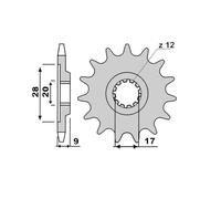 PBR 2064M PIGNONE TRASMISSIONE DENTI 13 PASSO 428 HM 50 SM DERAPAGE 2005