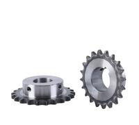 Pignone per azionamento industriale 08B, ingranaggio a catena in acciaio 45#, 12/13 denti, foro 10-40 mm, 1 pezzo(40mm (keyway 12mm),12 Teeth)