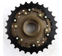 pignone per bicicletta Cassette pignoni e ruote li Adatto per SHIMANO MF TZ500 6 velocità 7 velocità ruota libera per bicicletta 14-28T 14-34T pignone MTB strada parti pieghevoli(7 Speed14-34T)