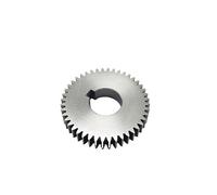 Pignone per macchinari industriali 1.25 Matrice 44T 45T 46T 49T Tipo A con sede for chiavetta 1.25 Mod 44 Denti 46 49 Denti Perno Ingranaggio cilindrico standard in metallo al carbonio duro (Size : 2