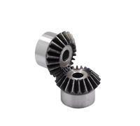 Pignone per macchinari industriali 1 pz 0.5 M 1 M Ingranaggio conico 15 16 18 20 22 25 30 35 40 Denti 1:1 90 Gradi Metallo Drive Gear Acciaio Tempra (Size : 0.5M 30T (Bore 6mm))