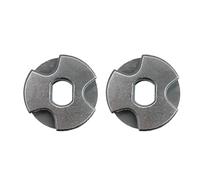 Pignone per motosega in acciaio inox resistente, adatto per l'uso con utensili elettrici con fori da 10 mm e 12 mm, parti di ricambio per motosega resistente, confezione da 2 pezzi