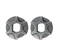 Pignone per motosega in acciaio inox resistente, adatto per l'uso con utensili elettrici, con fori da 10 mm e 12 mm, parti di ricambio