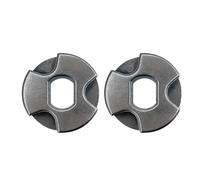 Pignone per motosega in acciaio inox resistente, adatto per l'uso con utensili elettrici con fori da 10 mm e 12 mm, parti di ricambio per motosega resistente, confezione da 2 pezzi