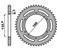 PIGNONE POSTERIORE 3552 47 C45 BMW F 650, APRILIA PEGASO 650 (JTR5.47) (CATENA 5