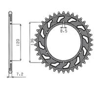 PIGNONE POSTERIORE 4324 57 YAMAHA TDR 125 '93-'99 (JTR1847.57) (CATENA