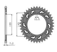 PIGNONE POSTERIORE 4398 48 SUZUKI GSR 600 '06-'10 (JTR1792.48) (CATENA