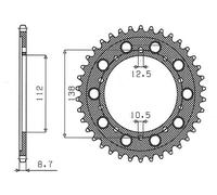 PIGNONE POSTERIORE 4448 39 / 408 39 HONDA CB 1300 '03-'13, CB 1100